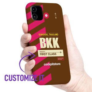 BKK - Bangkok iPhone Tough Case mit Flughafencode