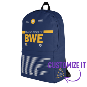 BWE - Braunschweig Rucksack Flughafencode