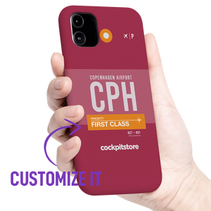 CPH - Copenhagen iPhone Tough Case mit Flughafencode