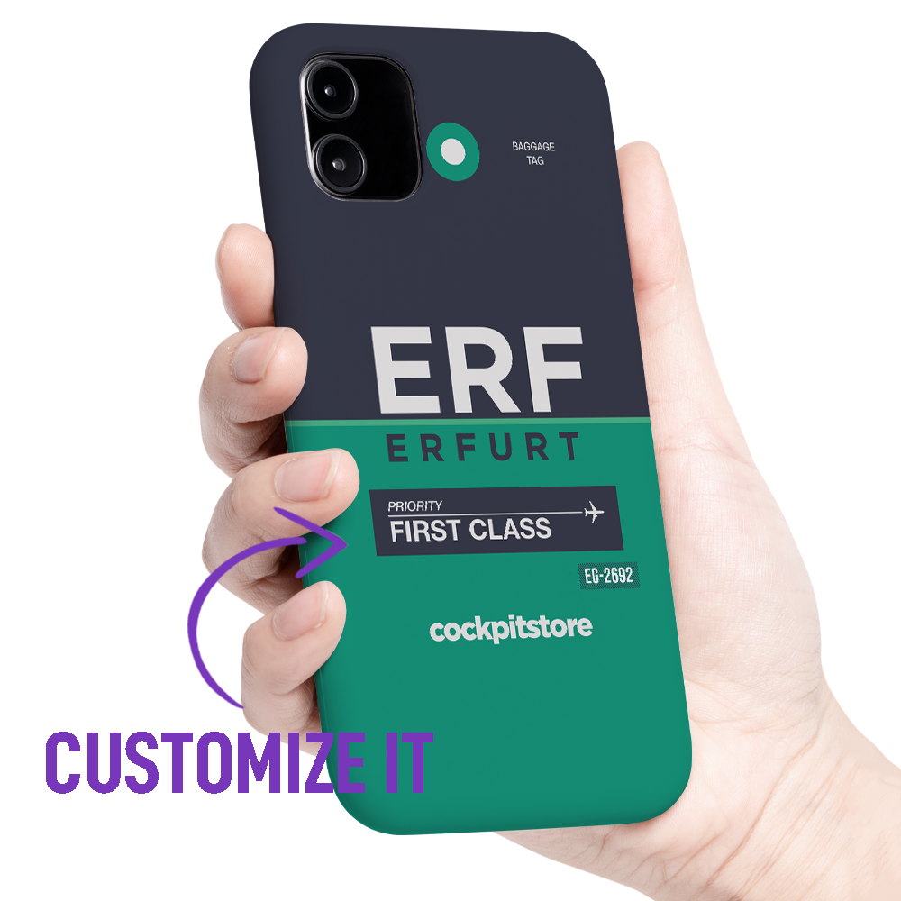 ERF - Erfurt iPhone Tough Case mit Flughafencode