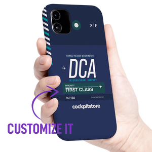DCA - Washington iPhone Tough Case mit Flughafencode