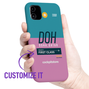DOH - Doha iPhone Tough Case mit Flughafencode