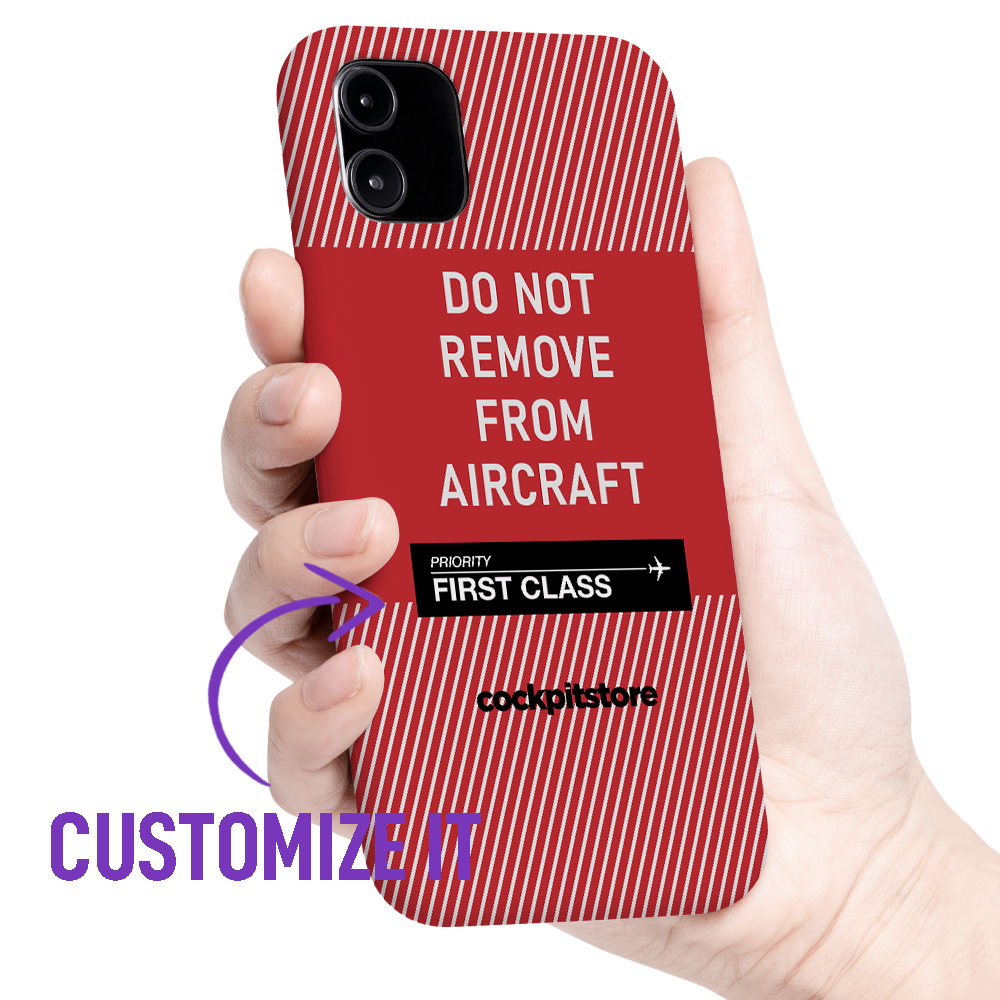 Do Not Remove From Aircraft iPhone case - Handyhülle