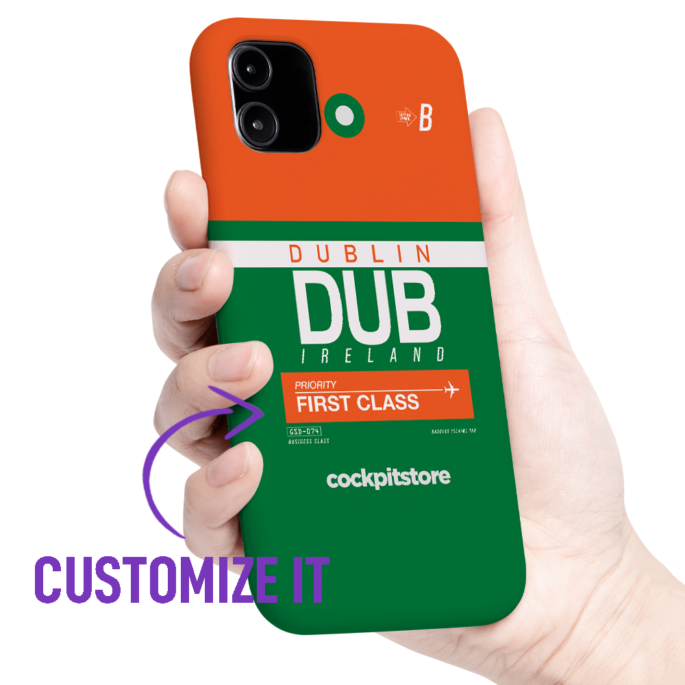 DUB - Dublin iPhone Tough Case mit Flughafencode