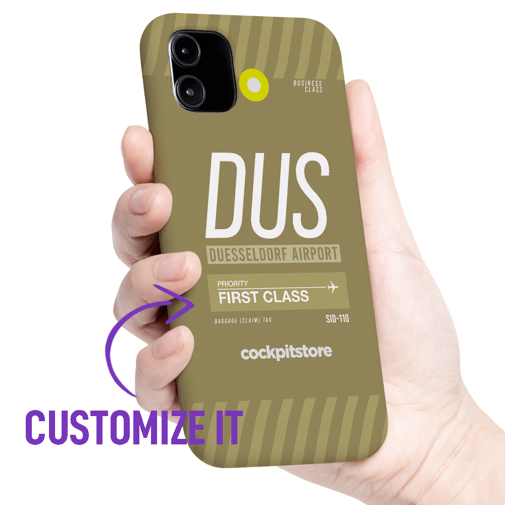 DUS - Düsseldorf iPhone Tough Case mit Flughafencode