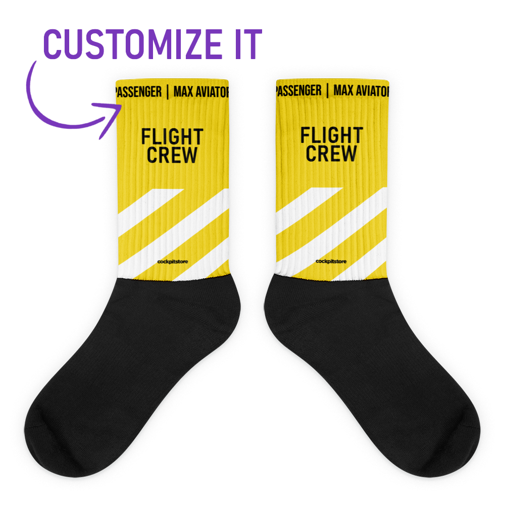 Flight Crew - personalizable socks - personalisierbare Socken