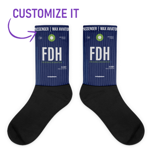 FDH - Friedrichshafen Socken Flughafencode