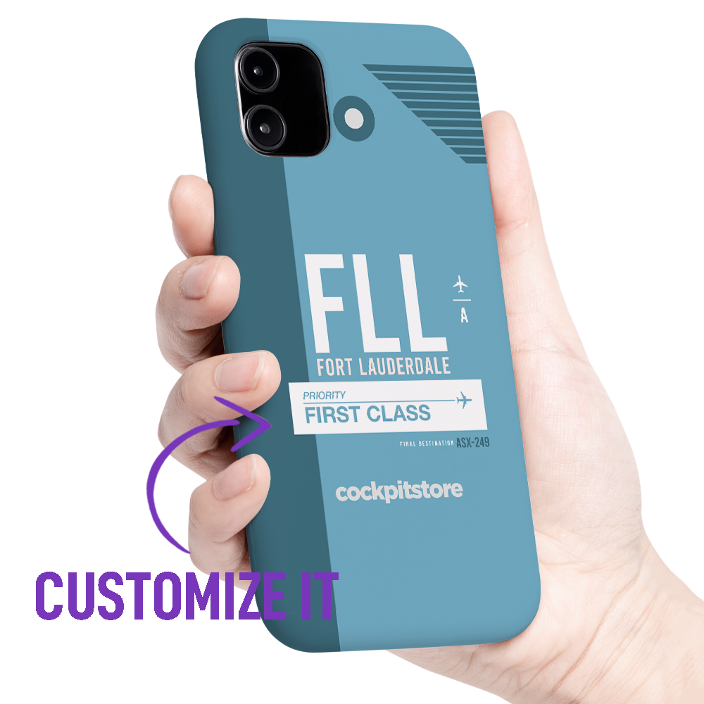 FLL - Fort Lauderdale iPhone Tough Case mit Flughafencode