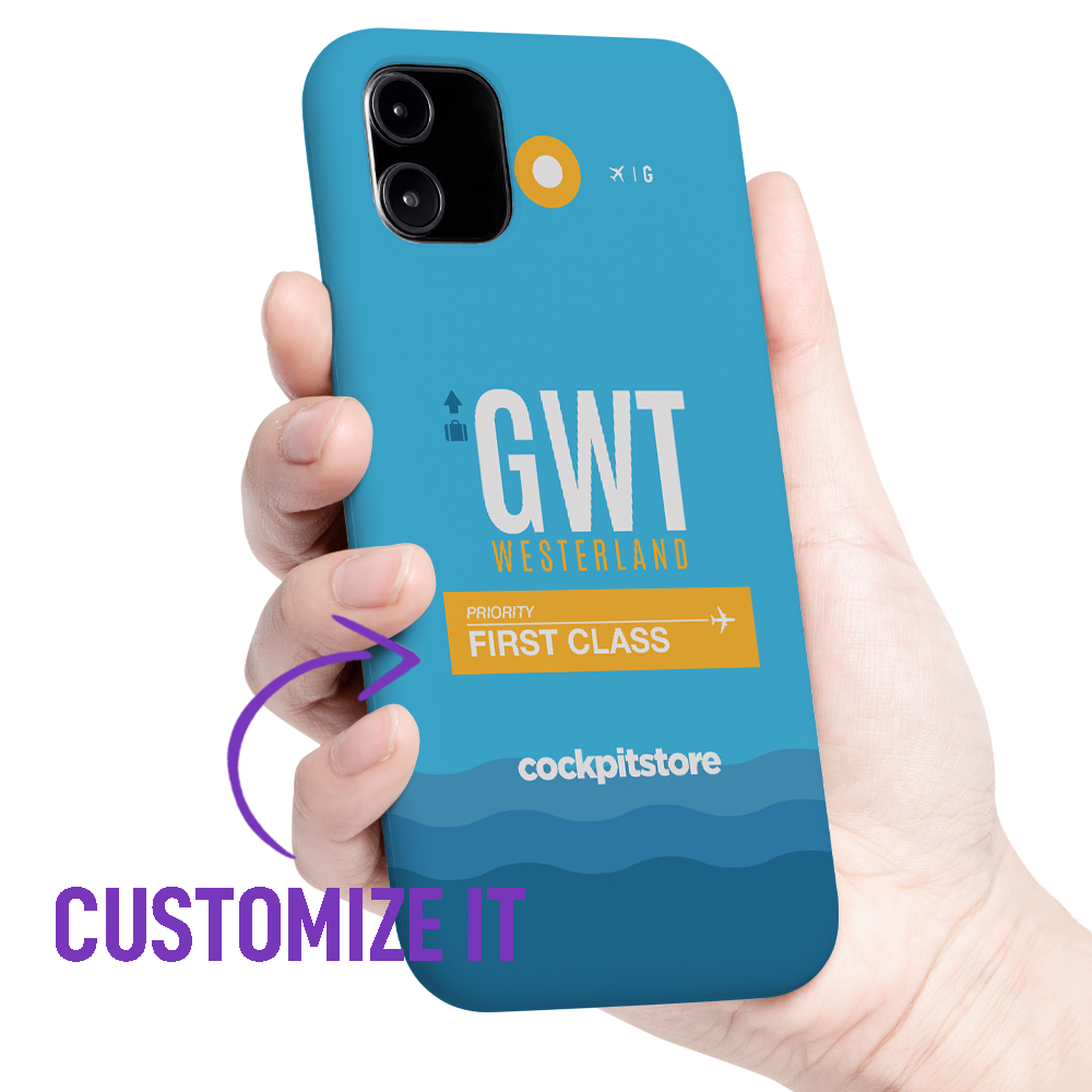GWT - Sylt iPhone Tough Case mit Flughafencode