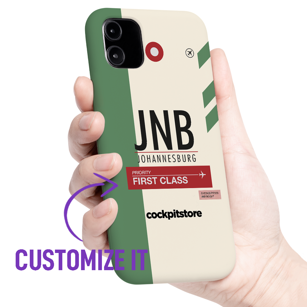 JNB - Johannesburg iPhone Tough Case mit Flughafencode