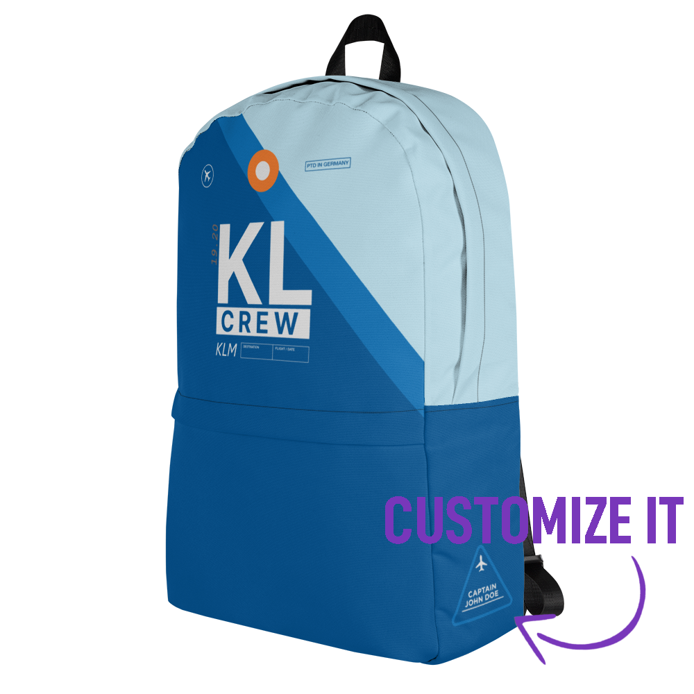 KL Rucksack Flughafencode