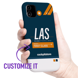 LAS - Las Vegas iPhone Tough Case mit Flughafencode