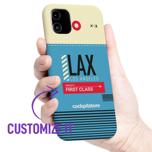 LAX - Los Angeles iPhone Tough Case mit Flughafencode