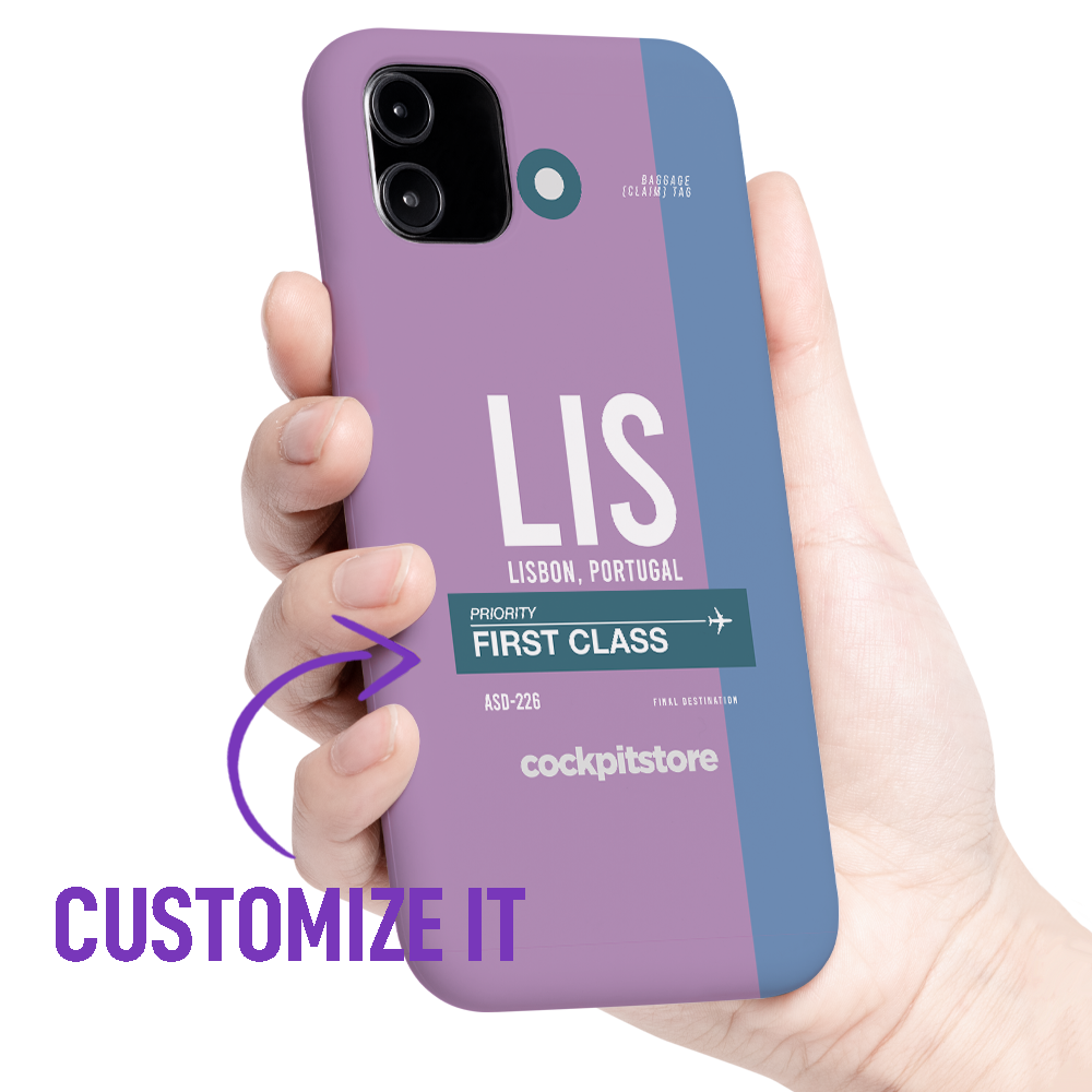 LIS - Lisbon iPhone Tough Case mit Flughafencode