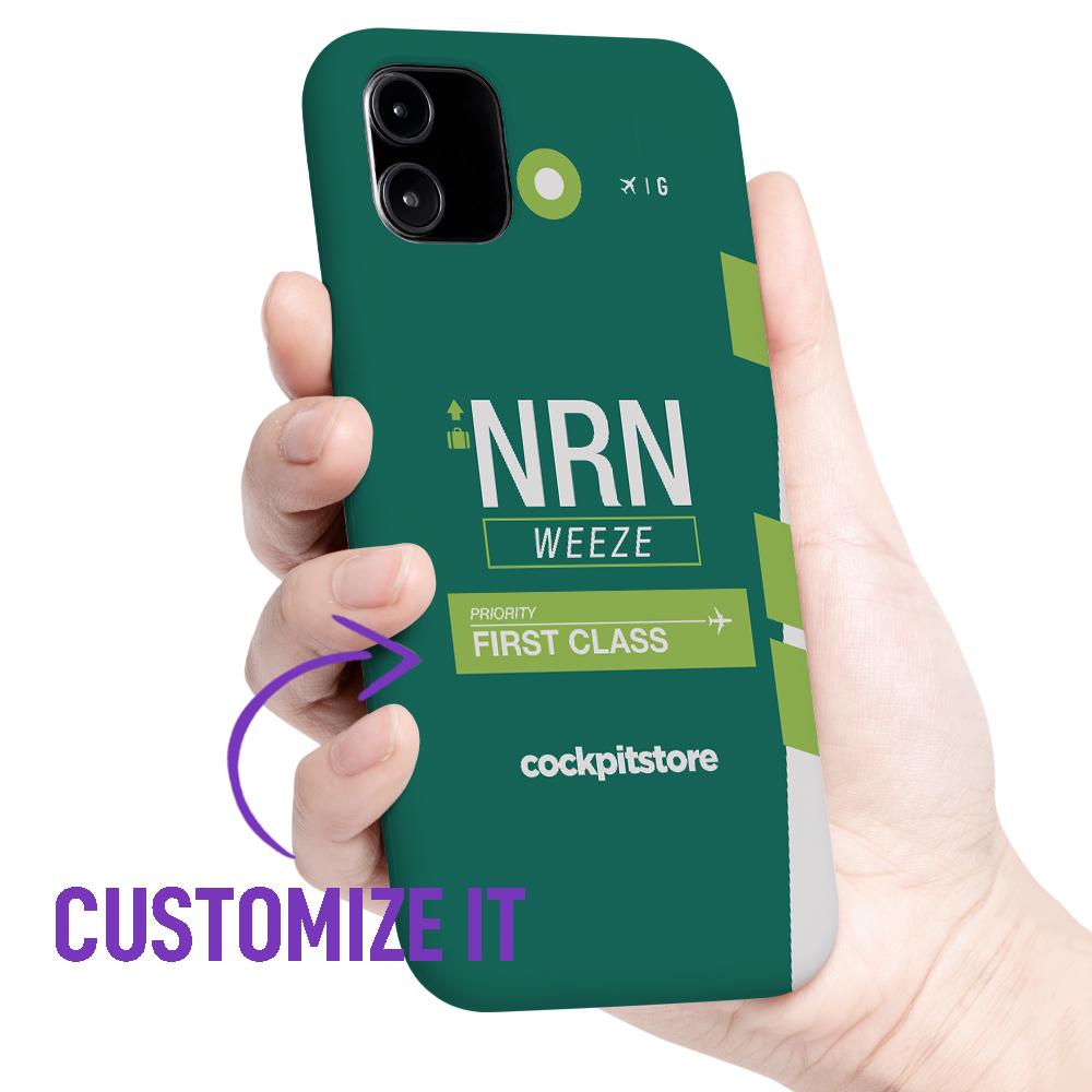 NRN - Weeze iPhone Tough Case mit Flughafencode