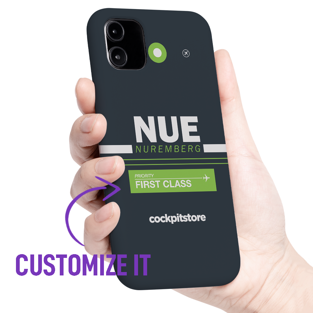 NUE - Nuremberg iPhone Tough Case mit Flughafencode