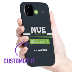 NUE - Nuremberg iPhone Tough Case mit Flughafencode