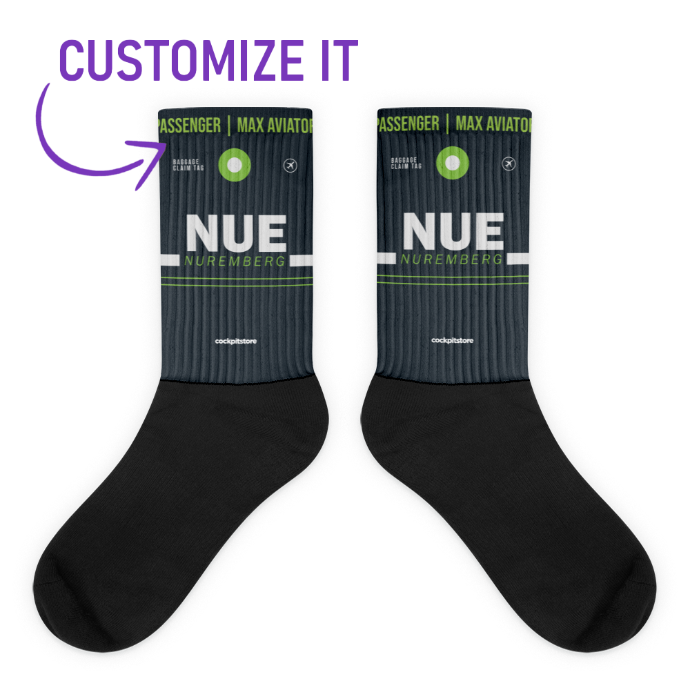 NUE - Nuremberg Socken Flughafencode