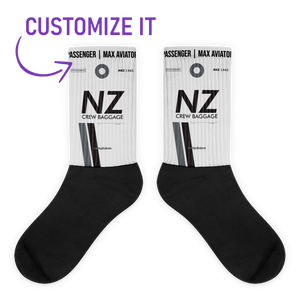 NZ Socken Flughafencode