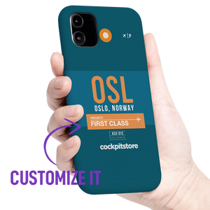 OSL - Oslo iPhone Tough Case mit Flughafencode