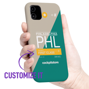 PHL - Philadelphia iPhone Tough Case mit Flughafencode