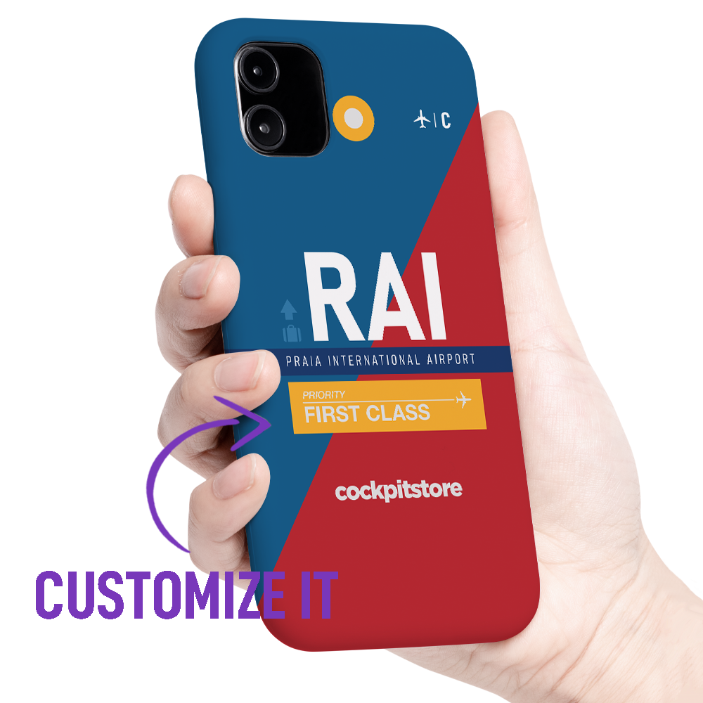 RAI - Praia iPhone Tough Case mit Flughafencode