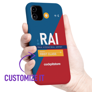 RAI - Praia iPhone Tough Case mit Flughafencode