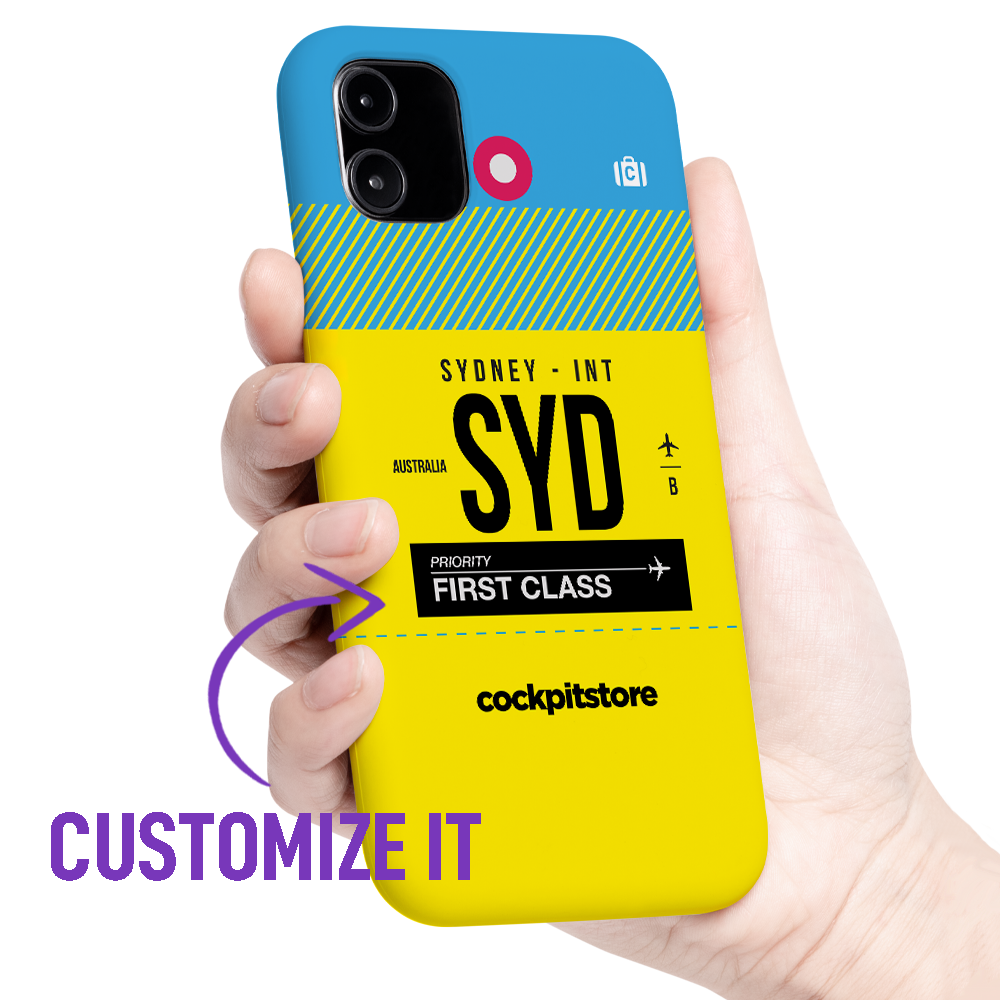 SYD - Sydney iPhone Tough Case mit Flughafencode