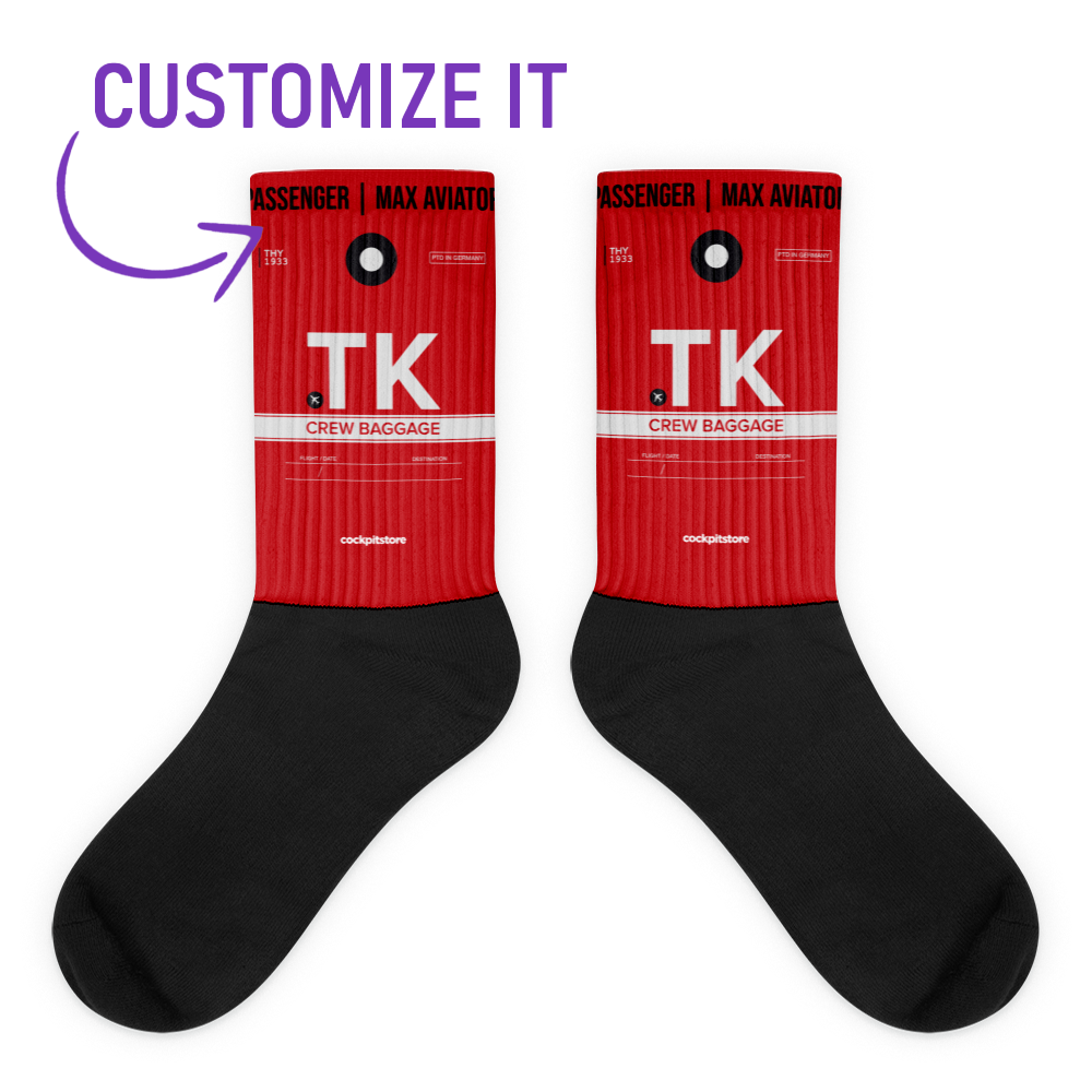 TK Socken Flughafencode