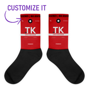 TK Socken Flughafencode