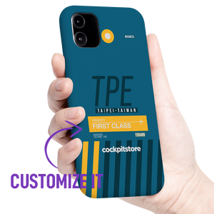 TPE - Taipei iPhone Tough Case mit Flughafencode