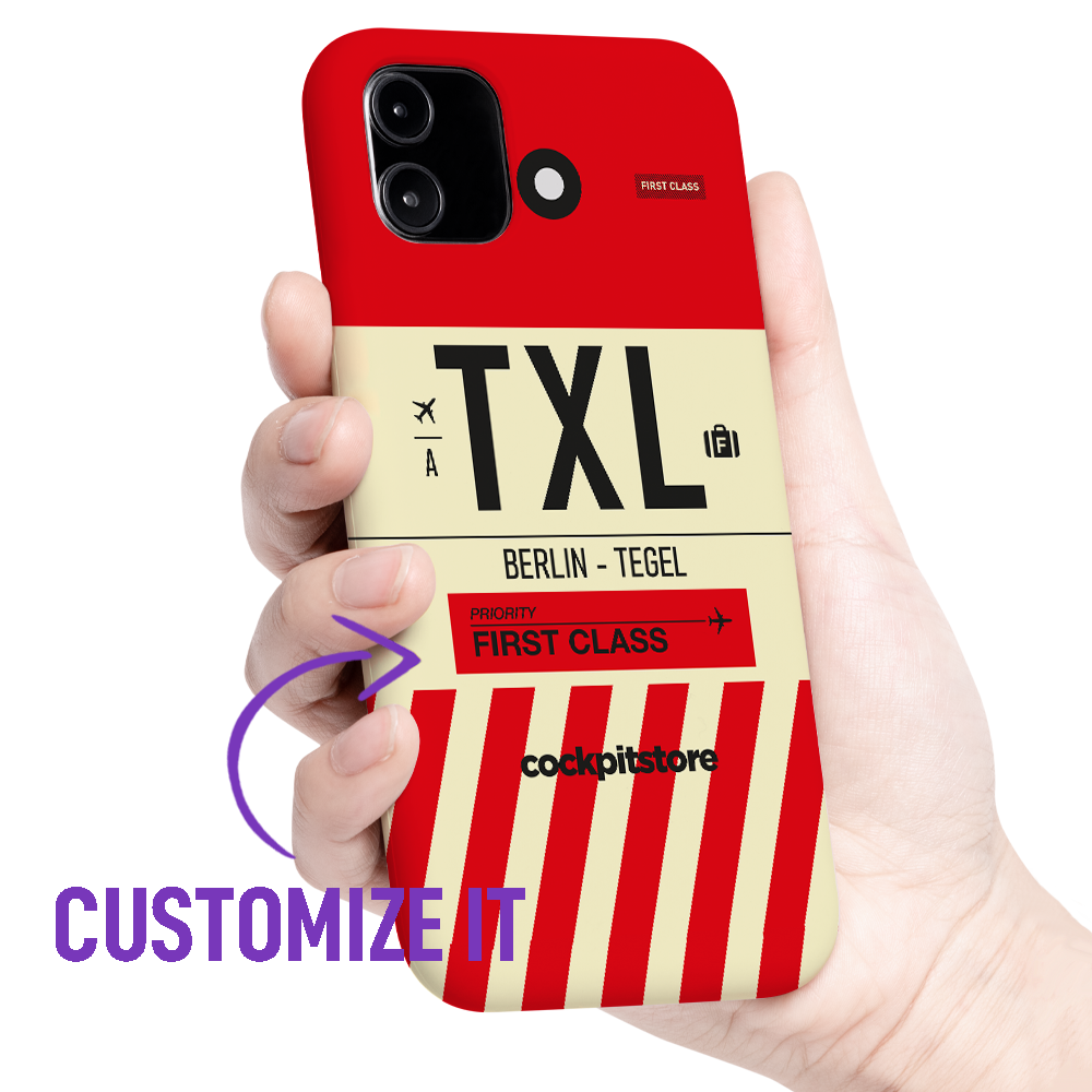 TXL - Tegel iPhone Tough Case mit Flughafencode