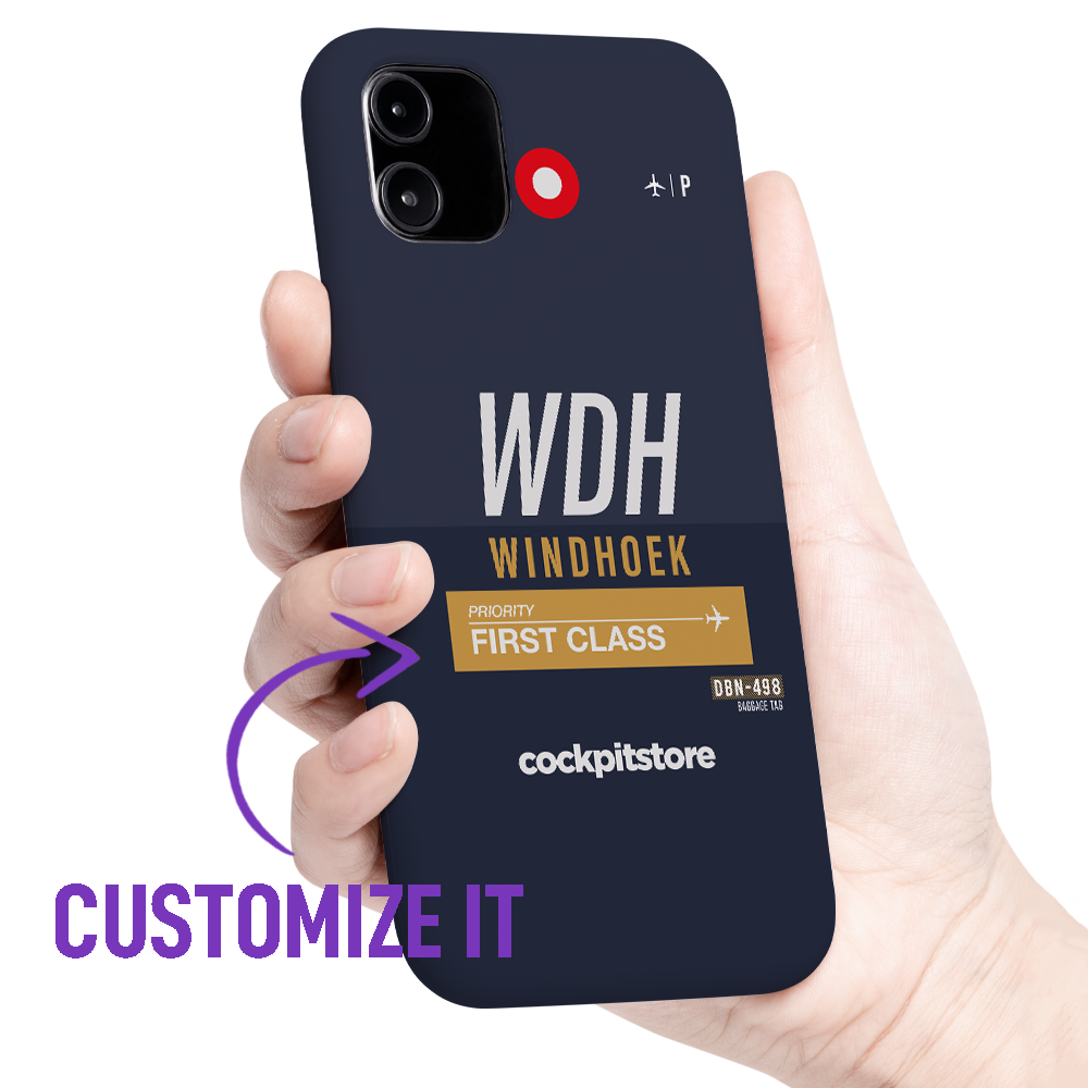 WDH - Windhoek iPhone Tough Case mit Flughafencode