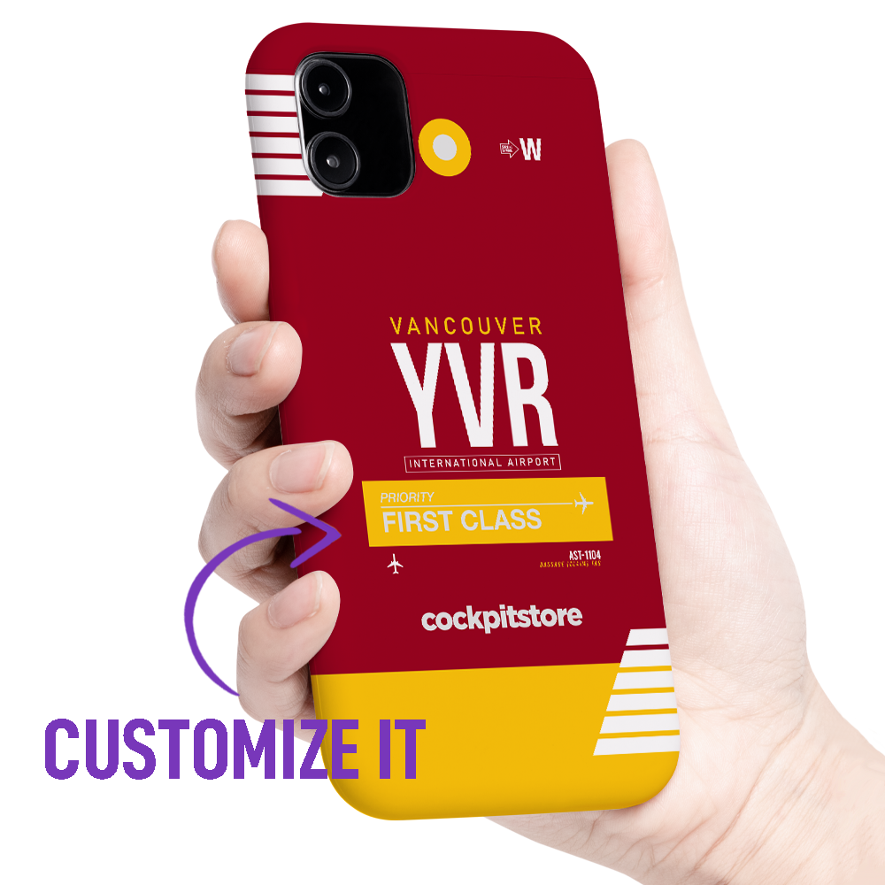 YVR - Vancouver iPhone Tough Case mit Flughafencode