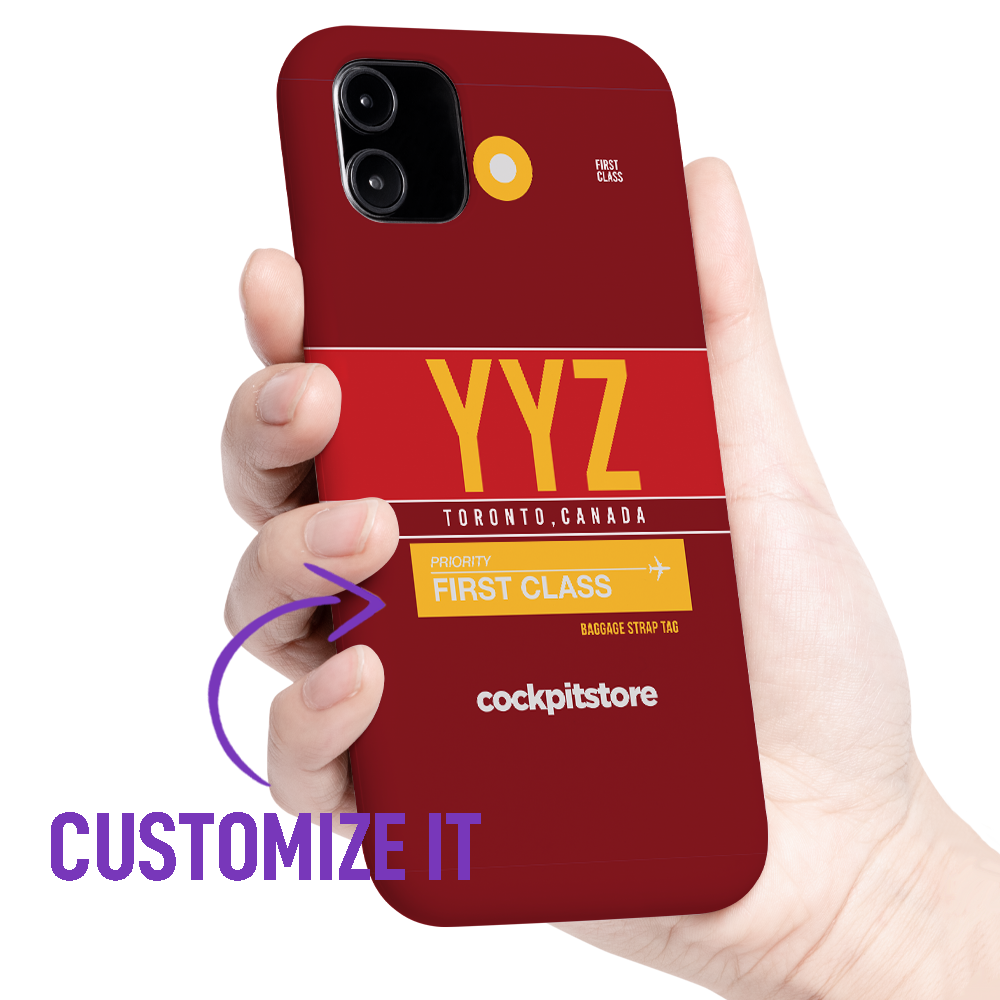 YYZ - Toronto iPhone Tough Case mit Flughafencode
