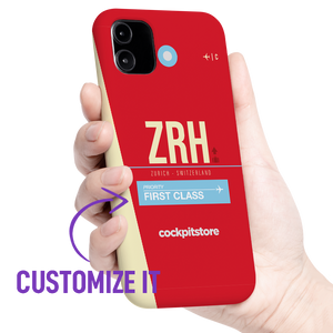 ZRH - Zurich iPhone Tough Case mit Flughafencode