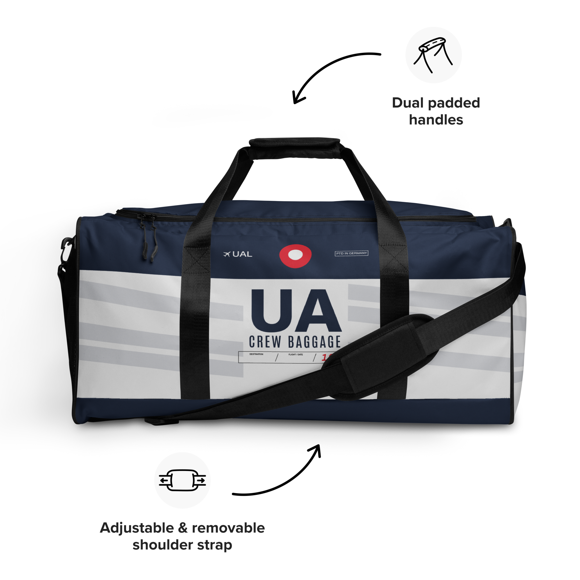 UA Weekender Tasche Flughafencode