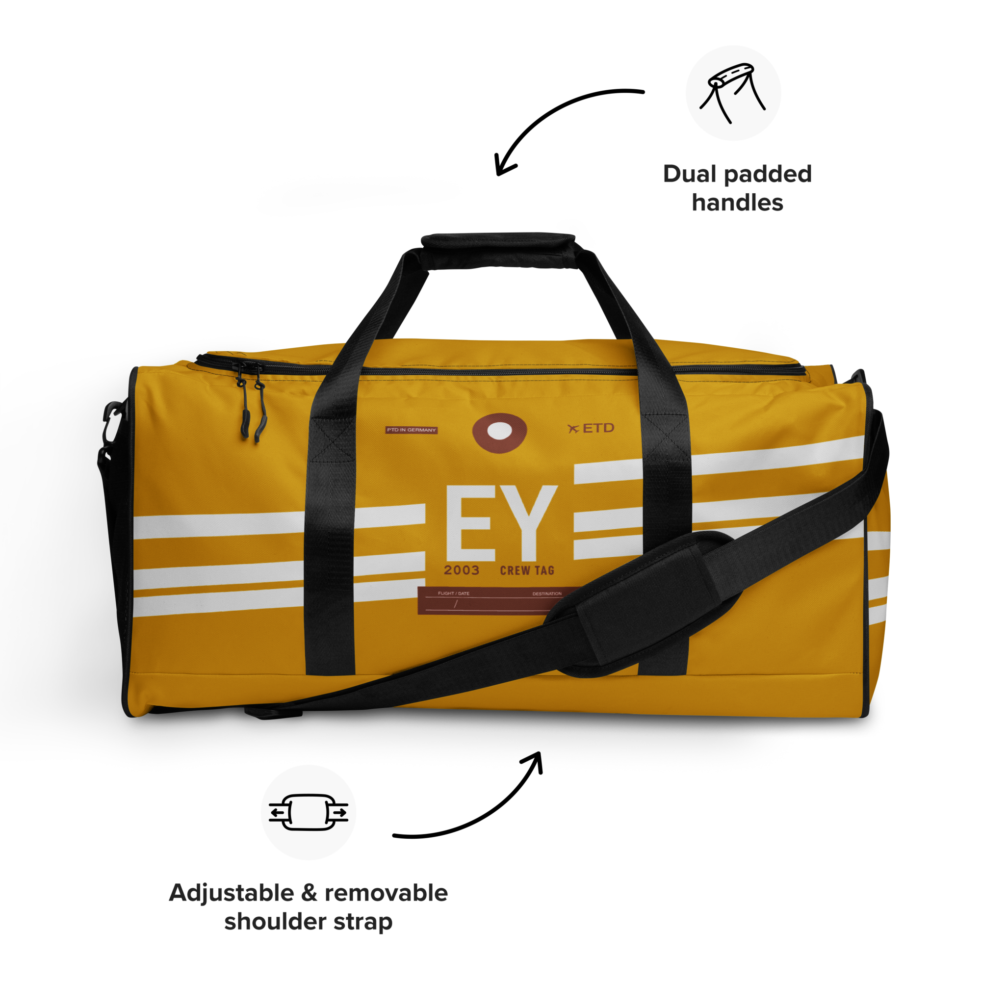 EY Weekender Tasche Flughafencode