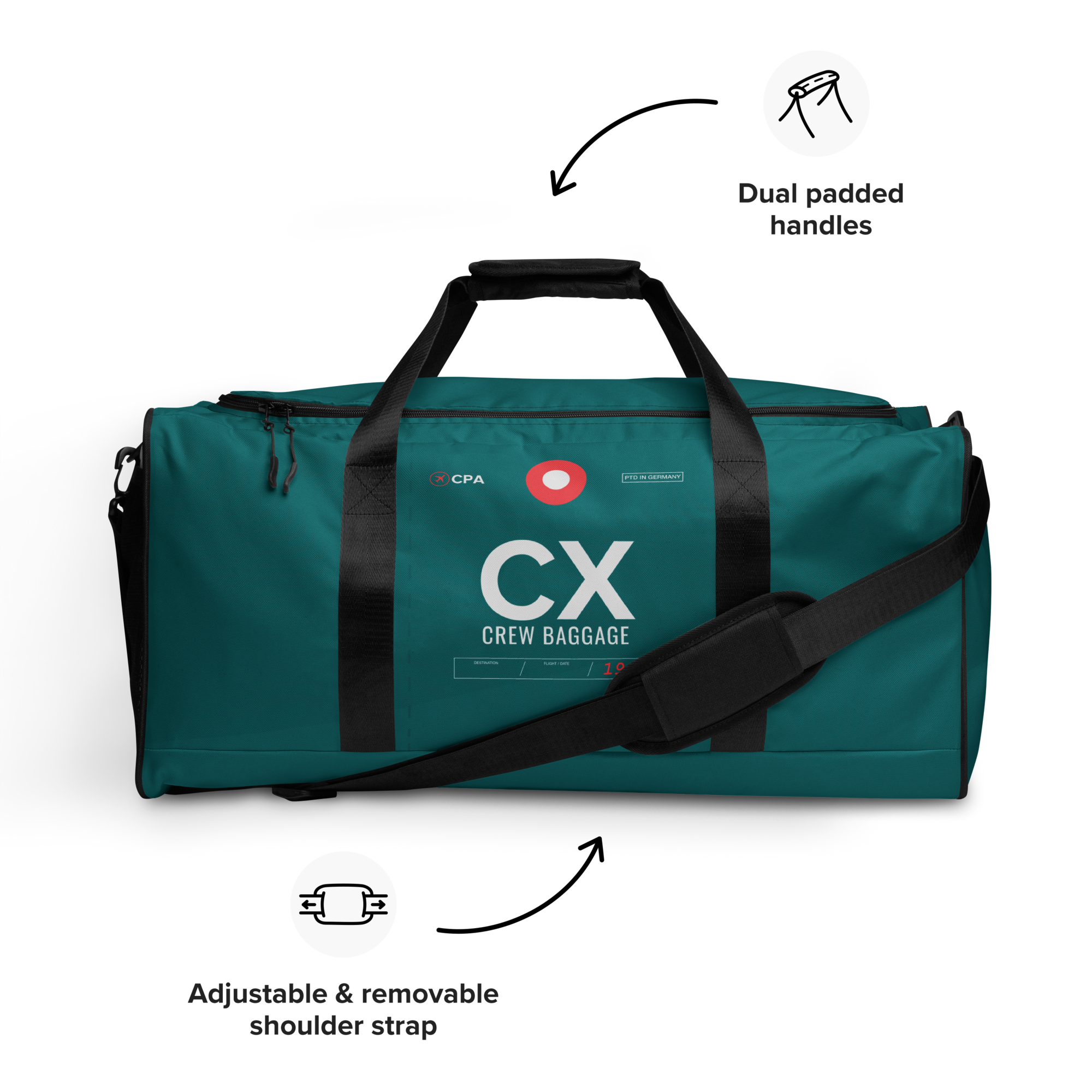 CX Weekender Tasche Flughafencode