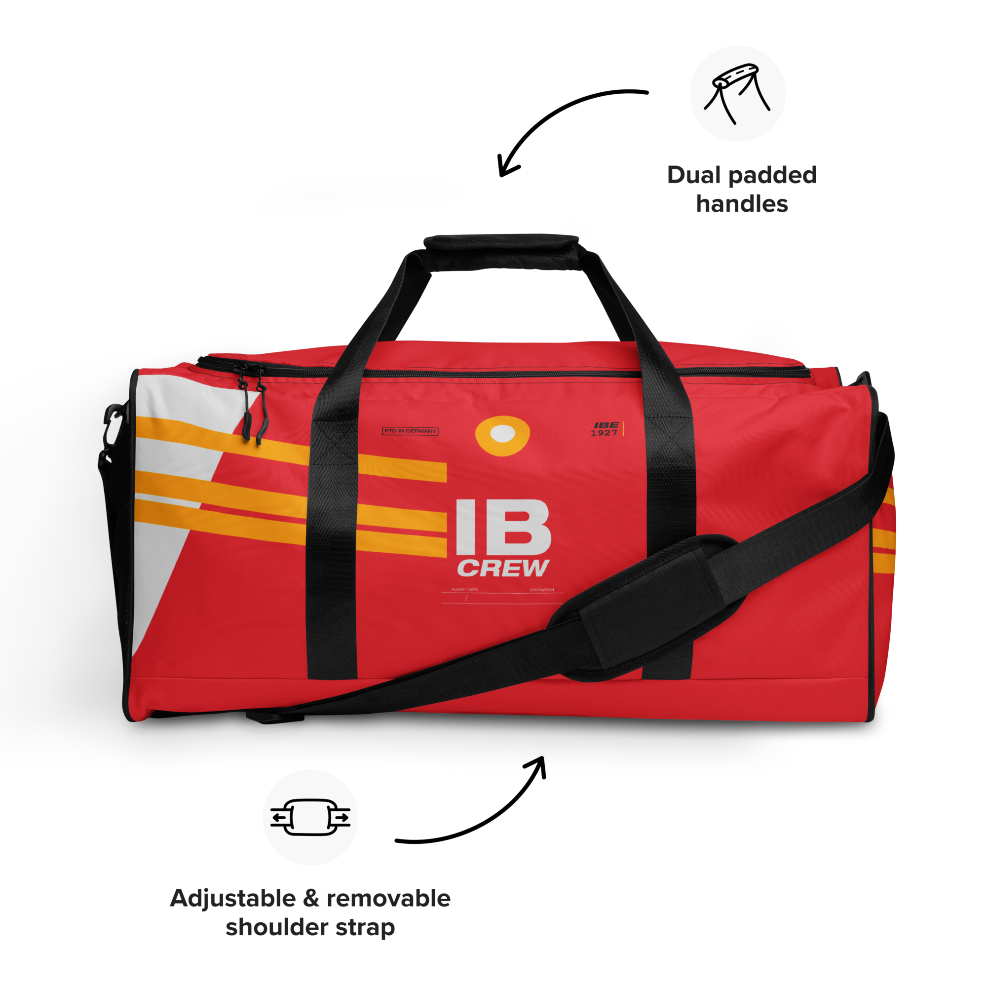 IB Weekender Tasche Flughafencode