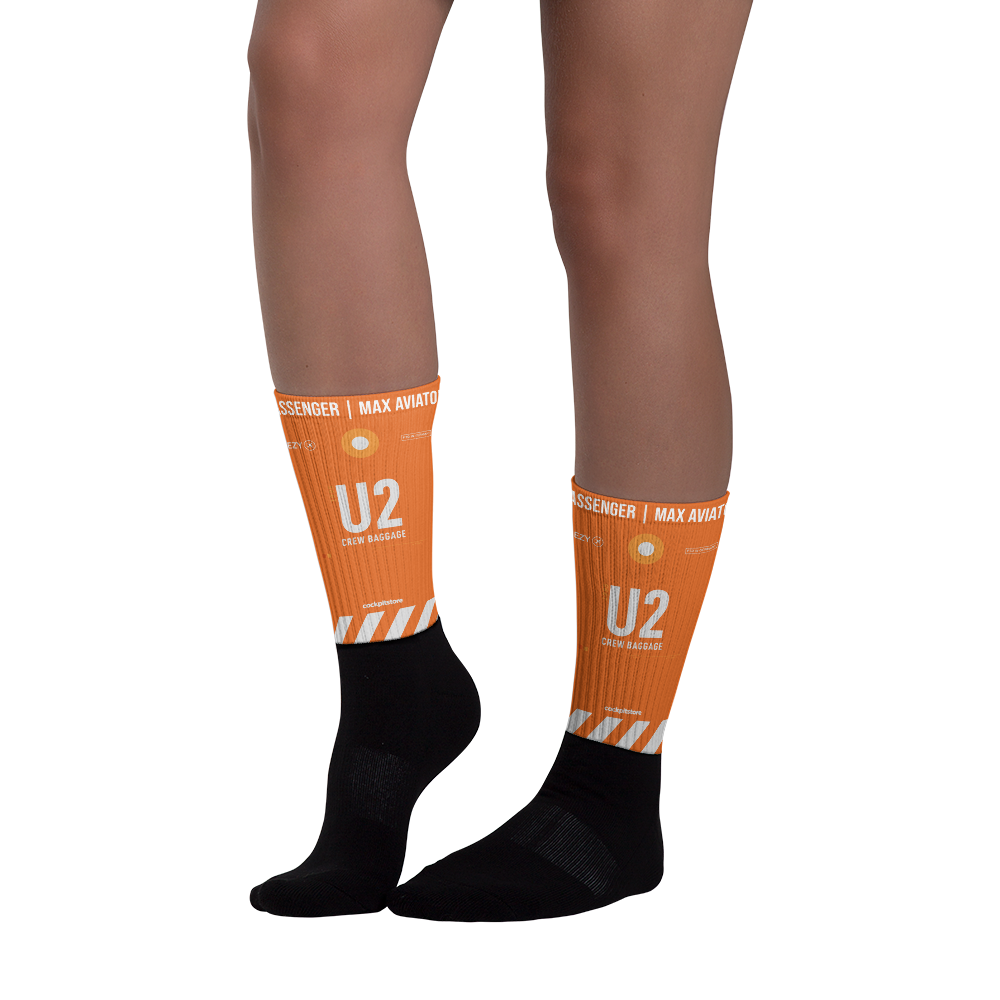 U2 Socken Flughafencode