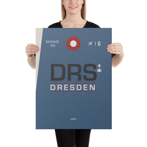 Leinwanddruck DRS - Dresden Flughafen Code