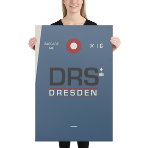 Leinwanddruck DRS - Dresden Flughafen Code