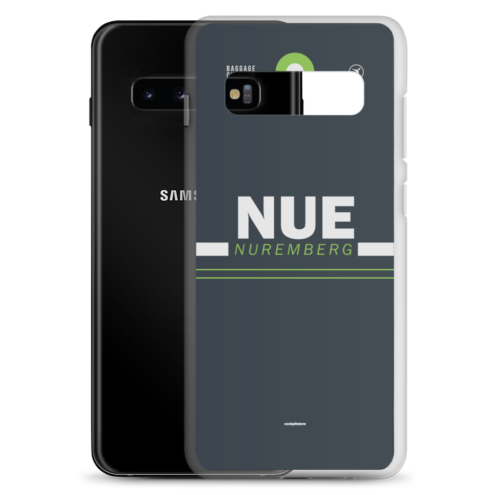 NUE - Nuremberg Samsung-Handyhülle mit Flughafencode