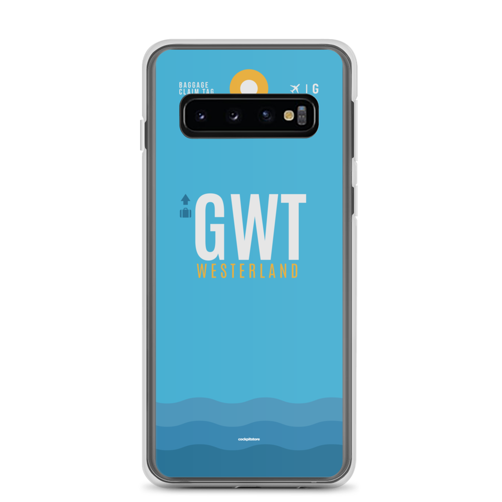 GWT - Sylt Samsung-Handyhülle mit Flughafencode