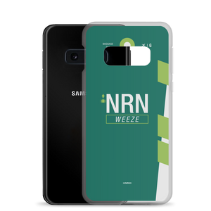 NRN - Weeze Samsung-Handyhülle mit Flughafencode
