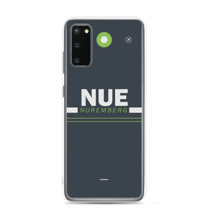 NUE - Nuremberg Samsung-Handyhülle mit Flughafencode