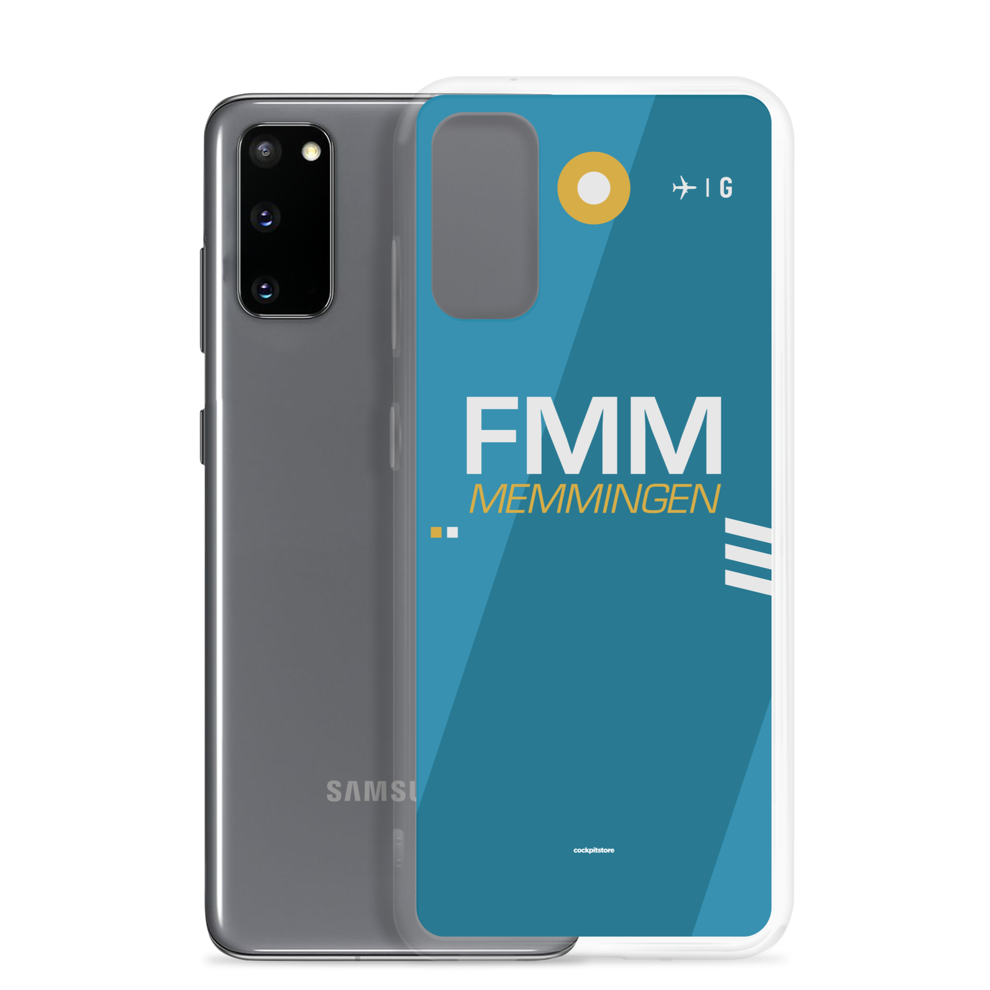 FMM - Memmingen Samsung-Handyhülle mit Flughafencode