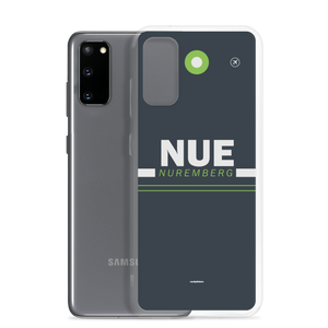 NUE - Nuremberg Samsung-Handyhülle mit Flughafencode