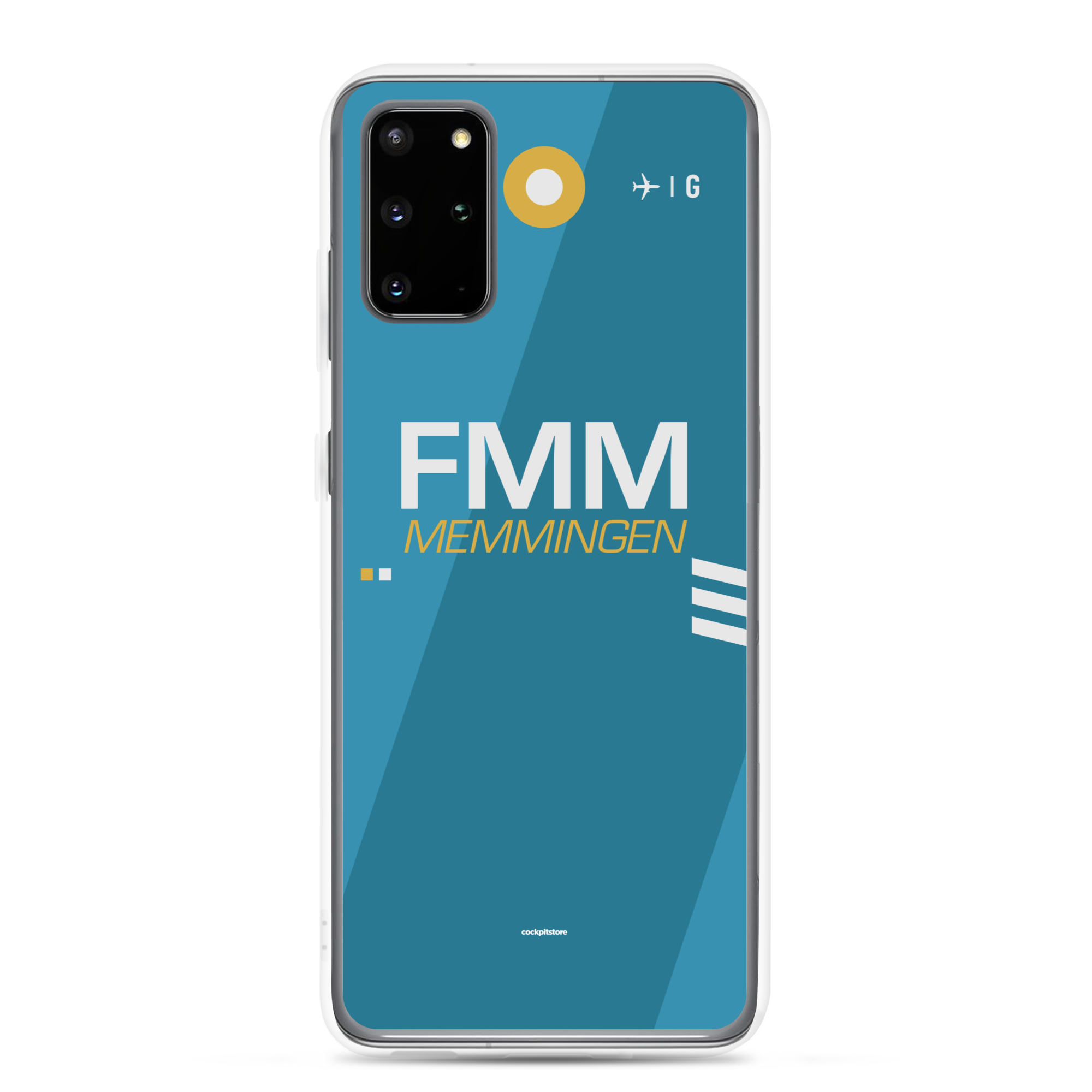 FMM - Memmingen Samsung-Handyhülle mit Flughafencode